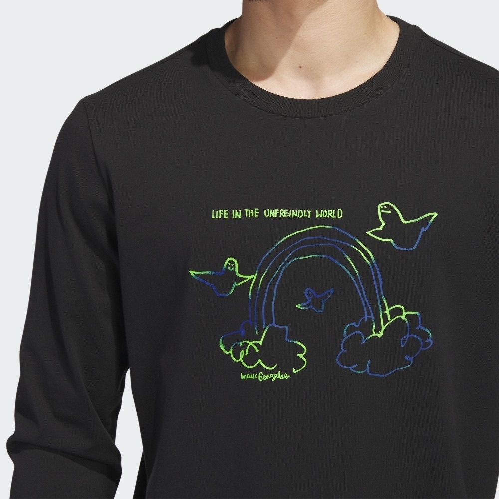 NWT Adidas Originals Shmoofoil Cloudy Long Sleeve, Size Large - Picture 3 of 7